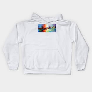 Colors of sunset Kids Hoodie